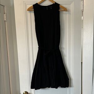 Ann Taylor Black Midi Dress